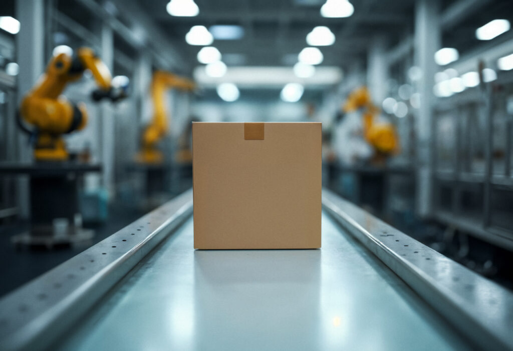 automated packaging modern factory